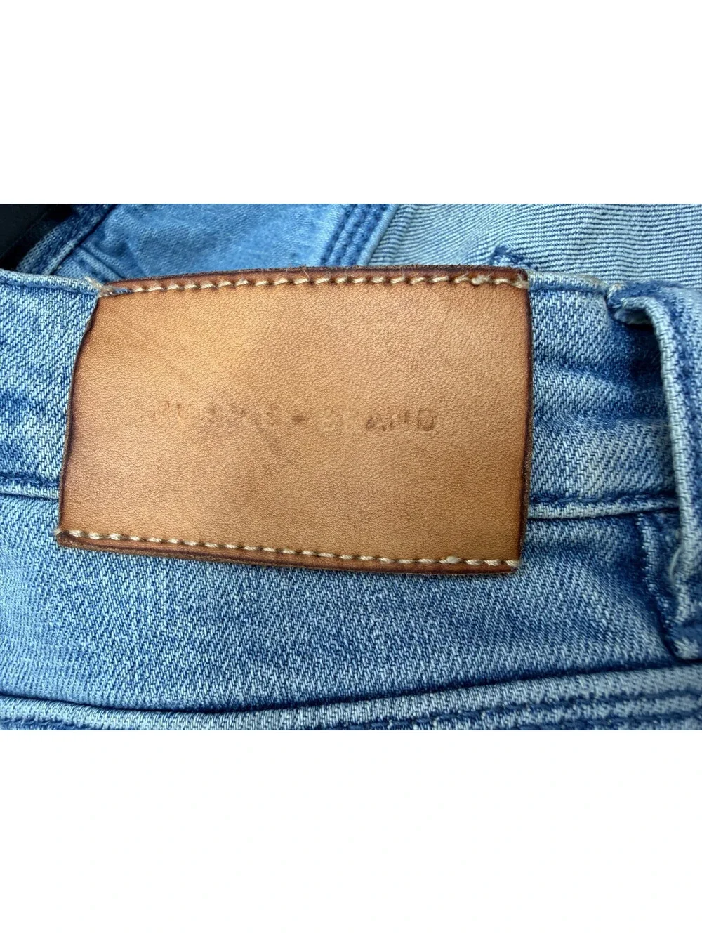 Purple Brand Men's Jeans Skinny Mid Rise Light Wash Denim Solid Size 34 Blue
